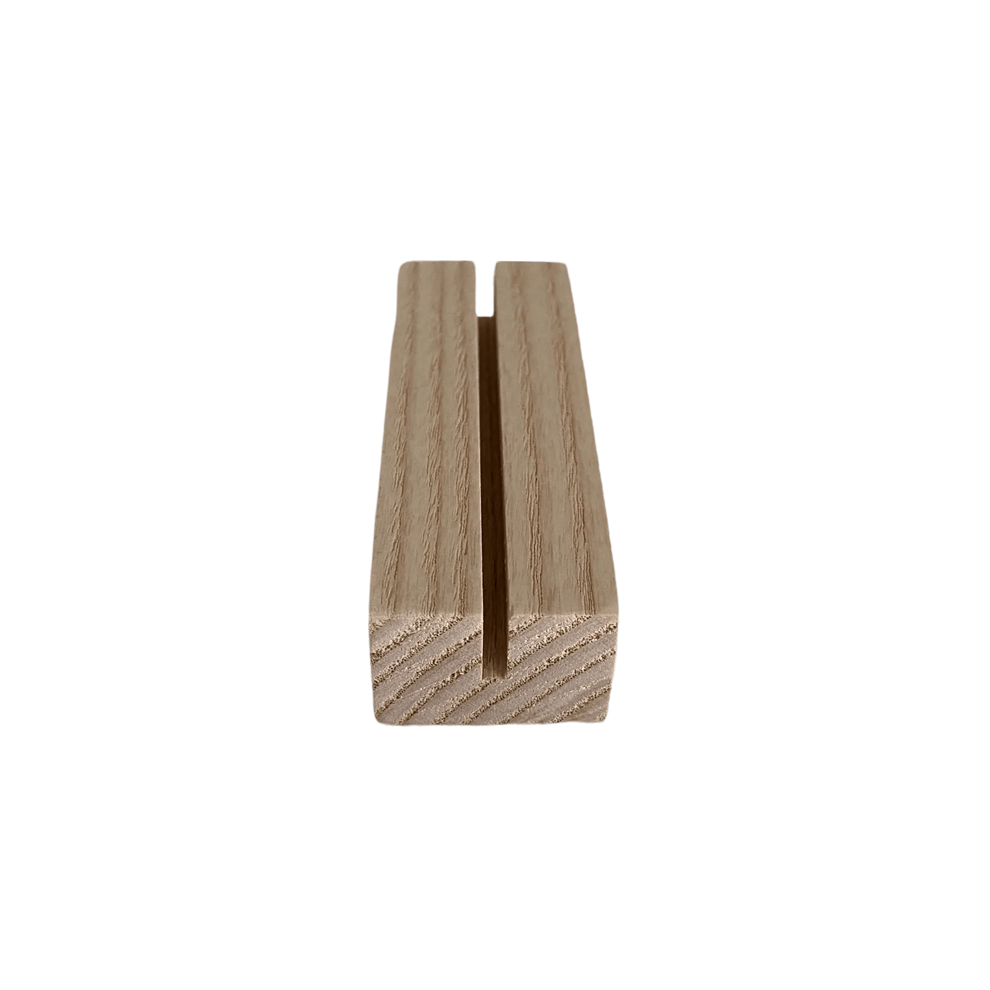 Fotohouder en kaartenhouder blokjes van hout