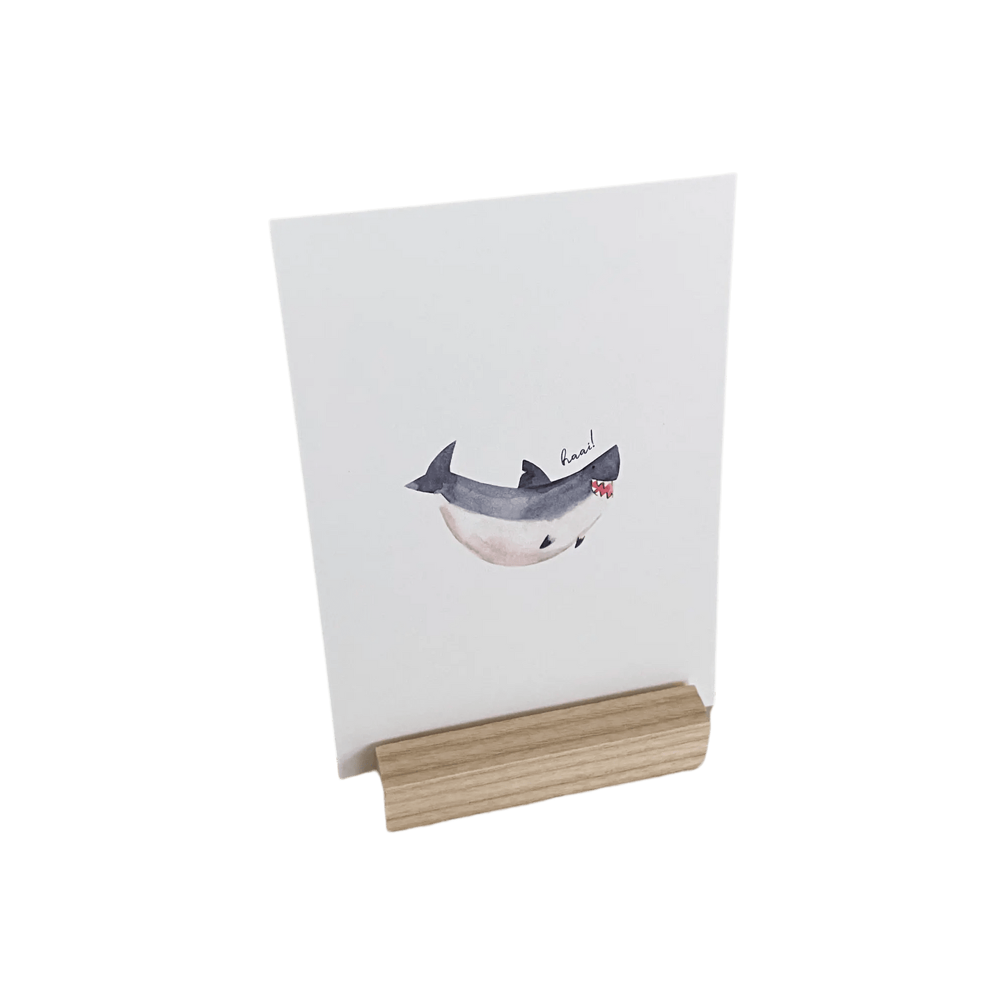 Fotohouder en kaartenhouder blokjes van hout