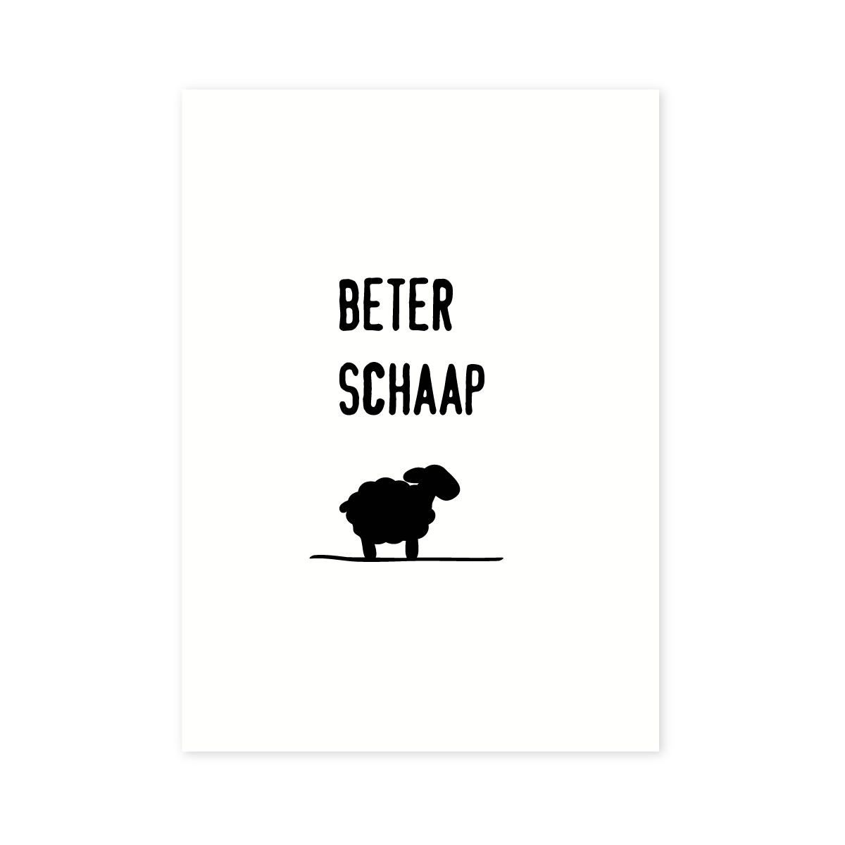 Beterschap beter schaap