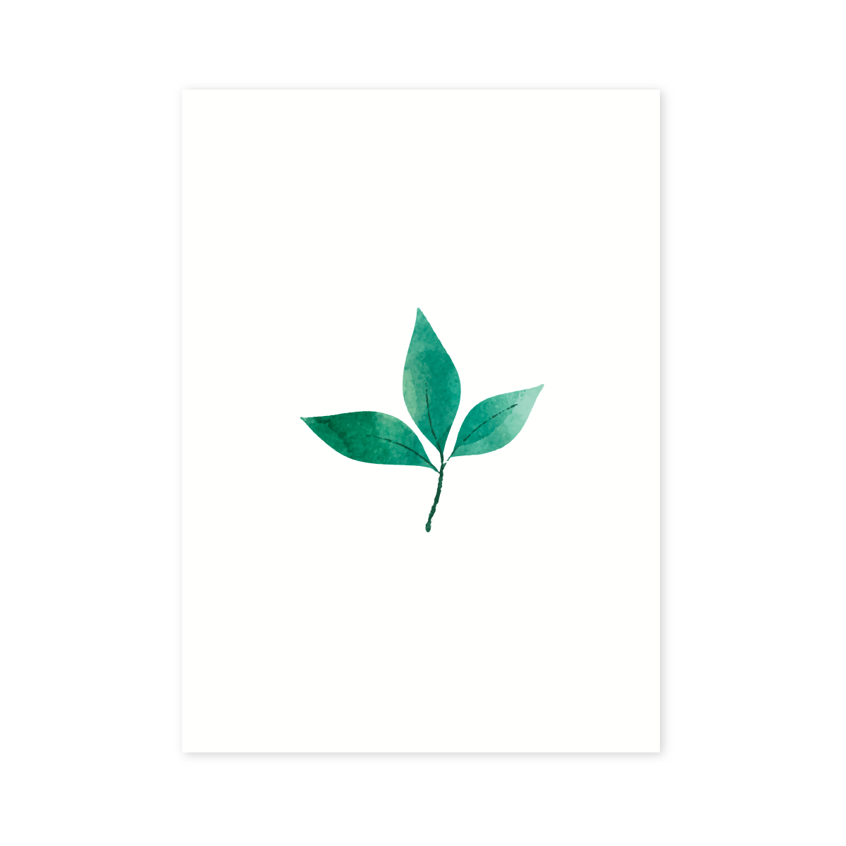 Blaadjes planten kaart