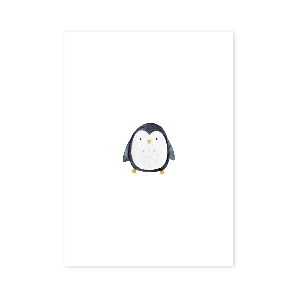 Kaart penguin baby