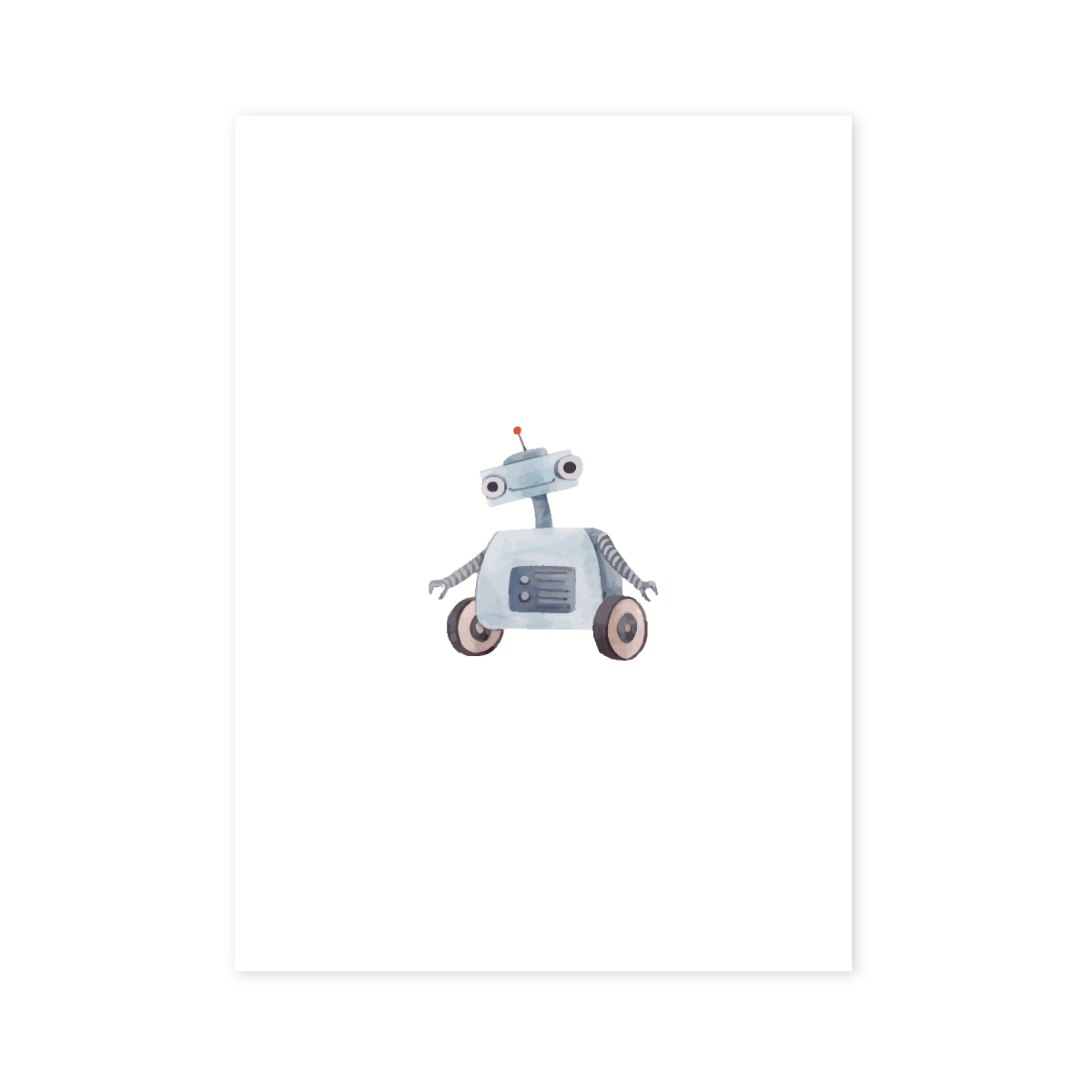 Kaart kinderen robot