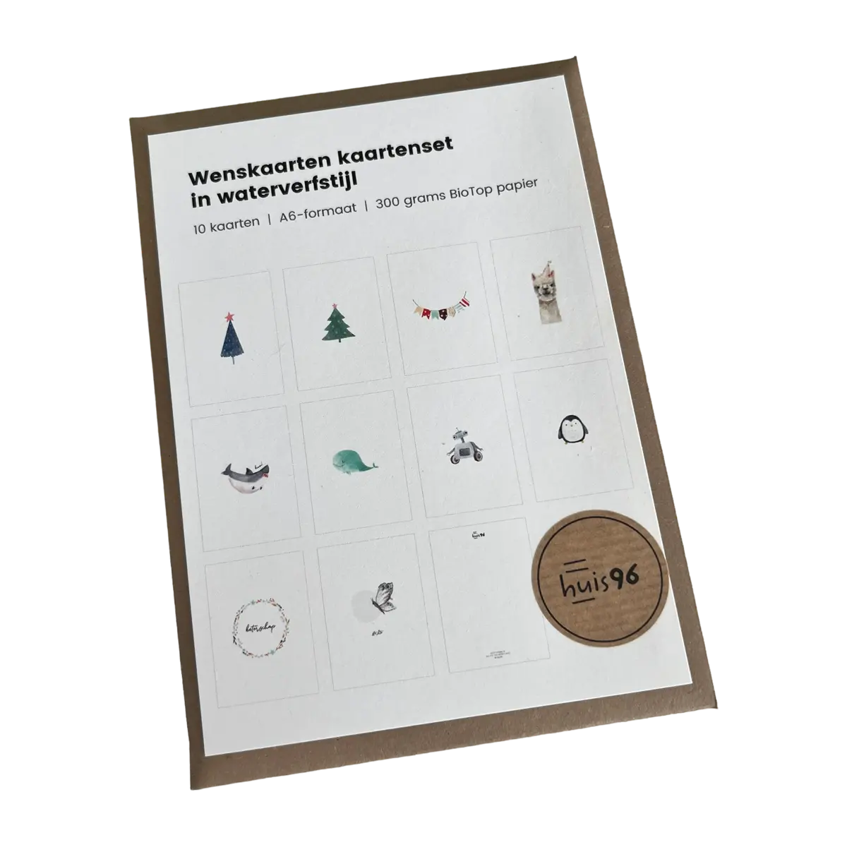 Wenskaarten aquarel waterverf